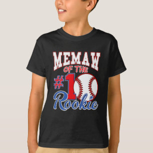 Retro Grandma Memaw Of The Number 1 Rookie Sell T-Shirt