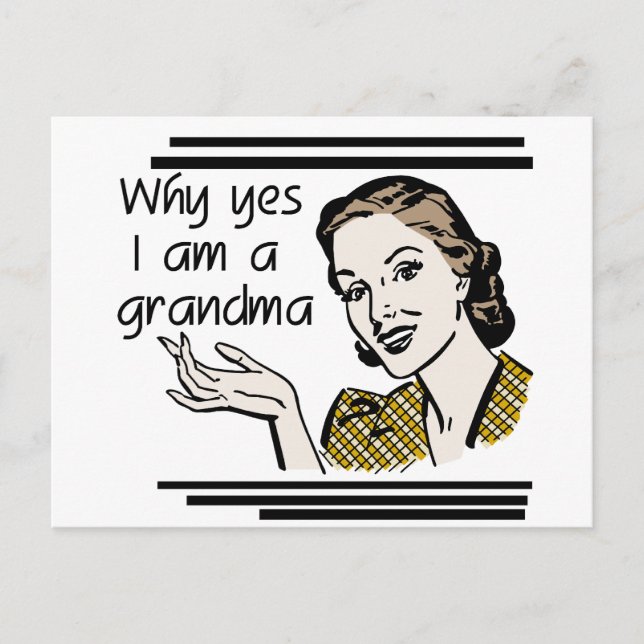 Retro Grandma T-shirts and Gifts Postcard (Front)