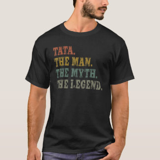 Retro Grandpa  Men Tata The Man The Myth The Legen T-Shirt