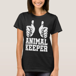 Retro Graphic Animal Keeper Zoo Keeper Animal Love T-Shirt