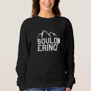 Retro Graphic Climbing Bouldering Rock Climber Mou Sweatshirt