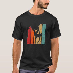 Retro Graphic Climbing Bouldering Rock Climber Mou T-Shirt