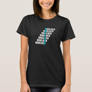 Retro Graphic Climbing Bouldering Rock Climber Mou T-Shirt