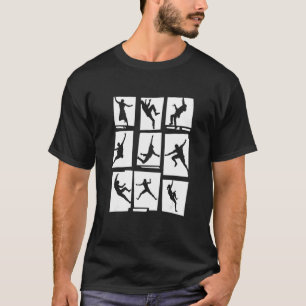 Retro Graphic Climbing Bouldering Rock Climber Mou T-Shirt