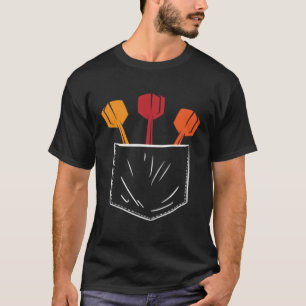 Retro Graphic Dart Player Darts Dartboard Bullseye T-Shirt