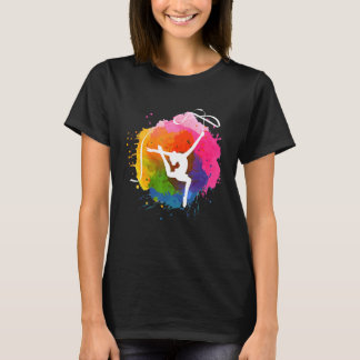 Retro Graphic Gymnast Gymnastics Acrobat Acrobatic T-Shirt