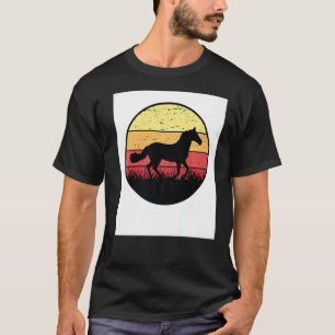 Retro Graphic Horse Lover Equestrian Rider Horses T-Shirt