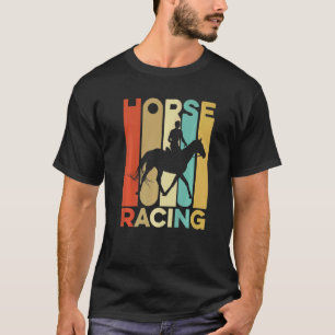 Retro Graphic Horse Lover Equestrian Rider Horses T-Shirt