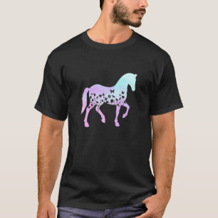 Retro Graphic Horse Lover Equestrian Rider Horses T-Shirt