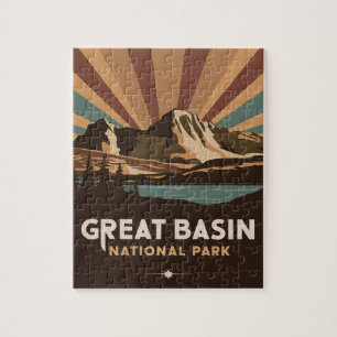 Retro Great Basin National Park  Jigsaw Puzzle
