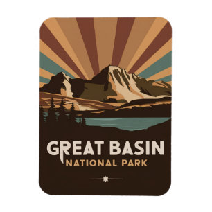 Retro Great Basin National Park  Magnet
