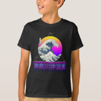 Retro Great Wave off Kanagawa Vaporwave