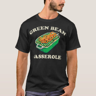 Retro Green Bean Casserole Dish Funny T-Shirt