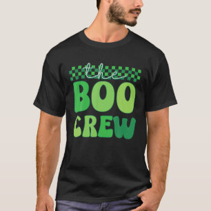 Retro Green Halloween The Boo Crew T-Shirt