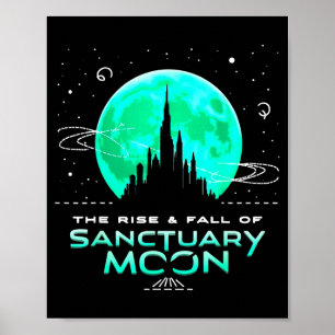 Retro Green Quote The Rise And Fall Of Sanctuary M Poster