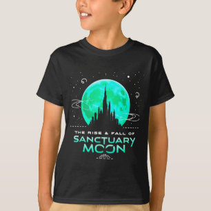 Retro Green Quote The Rise And Fall Of Sanctuary M T-Shirt