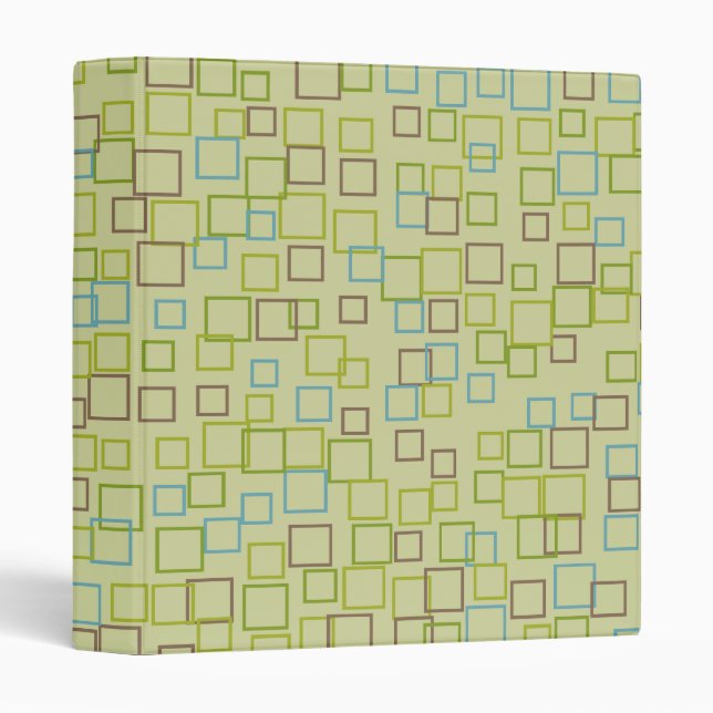 Retro Green School Kitchen Scrapbook Classeur cade (Devant/Côté)