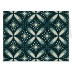 retro green shapes