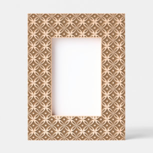 retro green shapes etched frames
