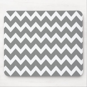 Retro GREY Zig Zag Pattern Mouse Pad