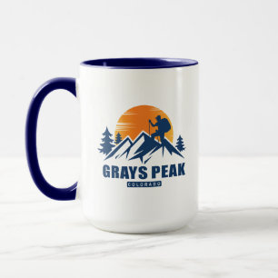 Retro Greys Peak Hike T-Shirt Mug