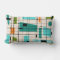 Retro Grid & Starbursts Lumbar Pillow