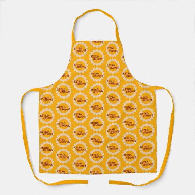 Retro Groove Apron (Front)
