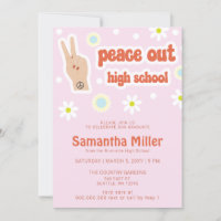 Retro Groovy 70s 80s Hippie Cute Photo Graduation