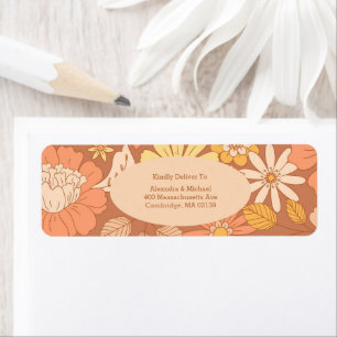 Retro Groovy 70's Themed Muted Tones Wedding