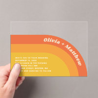 Retro Groovy 70s Wedding | Boho Sunset Transparent