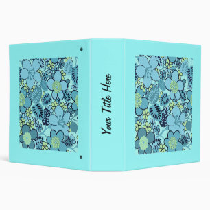 Retro Groovy Aqua 2" Binder