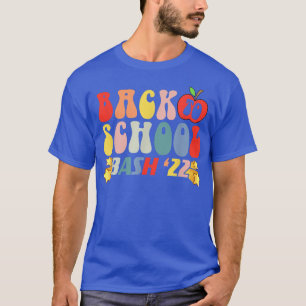 Retro Groovy Back To School Bash 2022 Teacher Stud T-Shirt