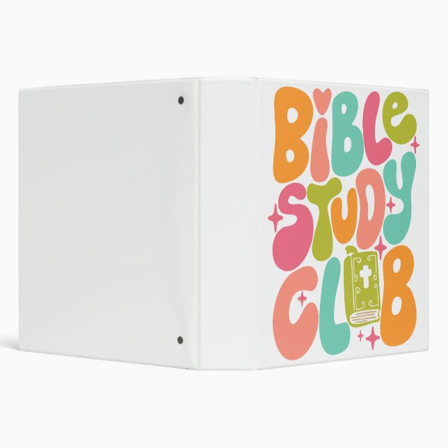 Retro Groovy Bible Study Club  Binder (Background)