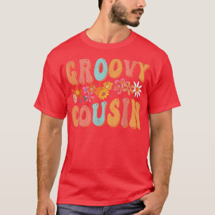 Retro Groovy Birthday Family Matching Cute Groovy  T-Shirt