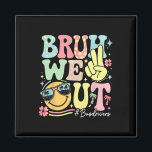Retro Groovy Bruh We Out Bus Drivers Last Day Of S Magnet<br><div class="desc">Retro Groovy Bruh We Out Bus Drivers Last Day Of School</div>