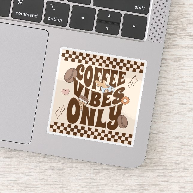 Retro Groovy Coffee Vibes Only (Detail)