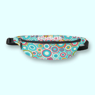 Retro Groovy Dot Pattern Fanny Pack