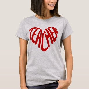 Retro Groovy Editable Color Teacher Typography T-Shirt