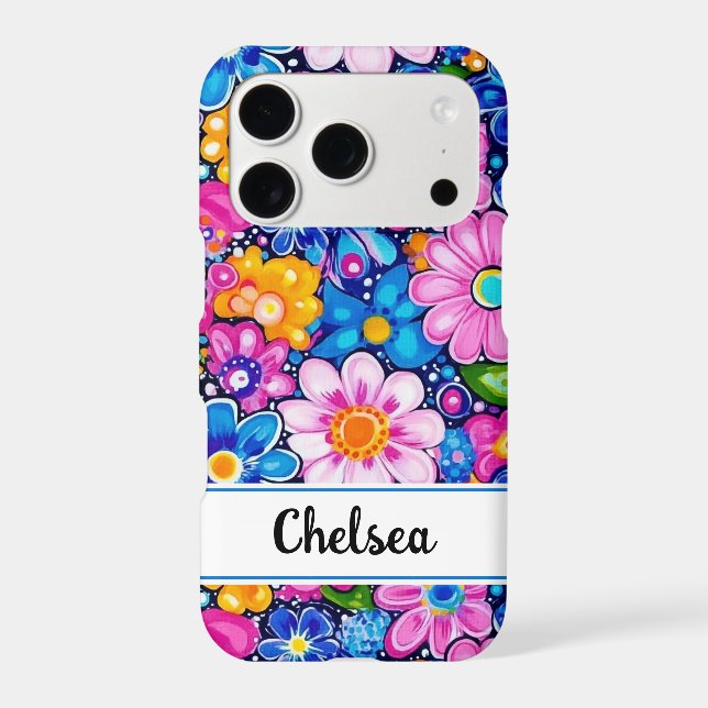 Retro Groovy Floral Personalized (Back)
