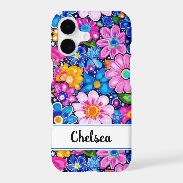 Retro Groovy Floral Personalized (Back)