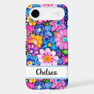 Retro Groovy Floral Personalized
