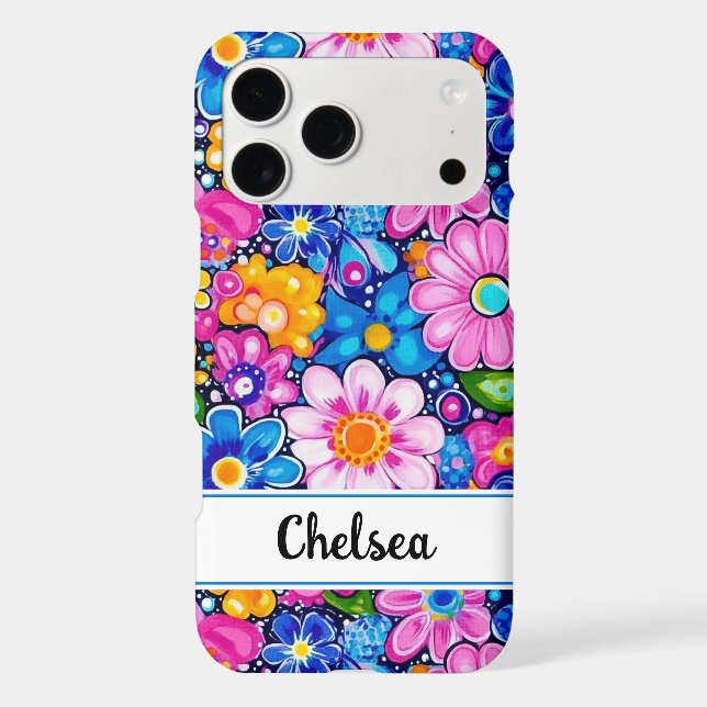 Retro Groovy Floral Personalized (Back)