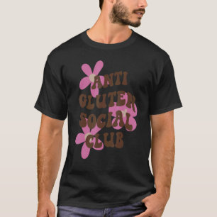 Retro Groovy Flower Anti Gluten Men Women T-Shirt