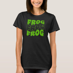 Retro Groovy Frog Animals 1 T-Shirt