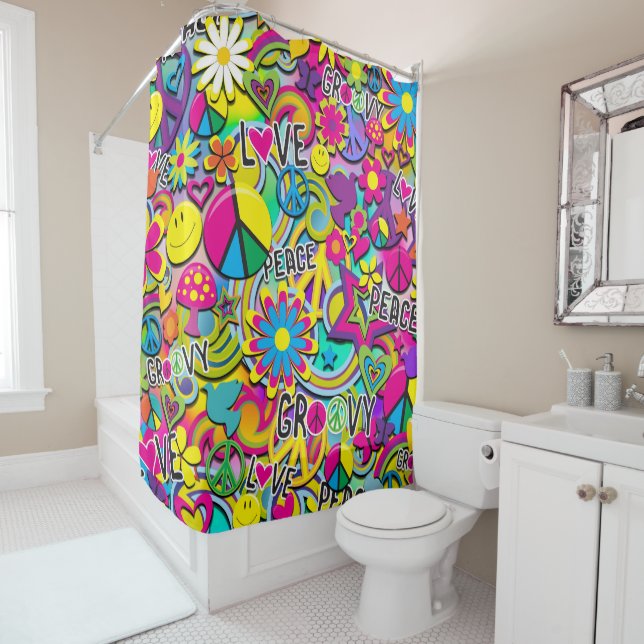 Retro Groovy FUN 60's Sixties Funky Colourful (In Situ)