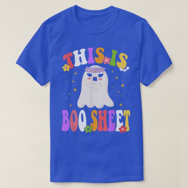 Retro Groovy Ghost Halloween 2022 Shirts, This Is  T-Shirt (Design Front)