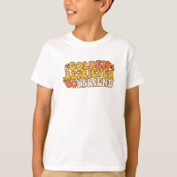 Retro Groovy Golden Retriever Boyfriend - 70s Typo