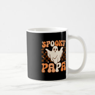 Retro Groovy Halloween Ghost Spooky Papa Costume Coffee Mug