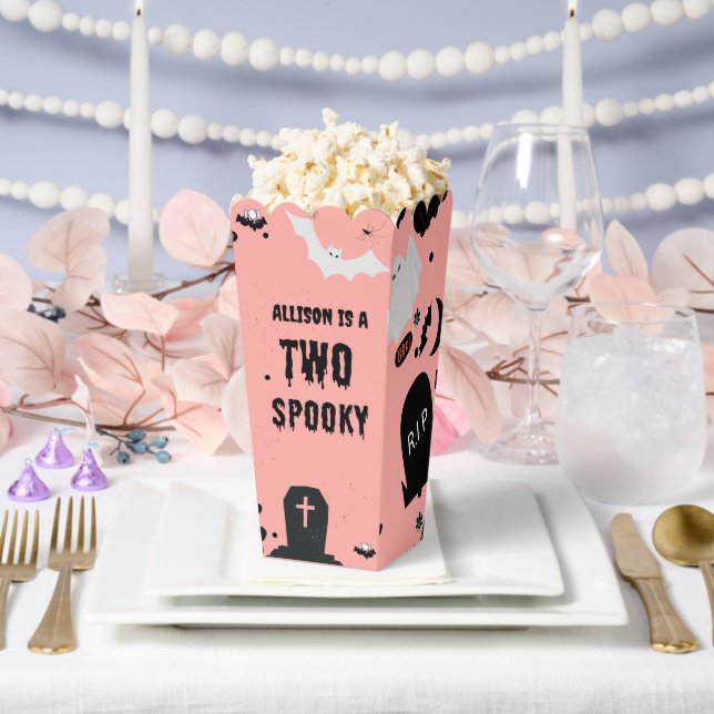 Retro Groovy Halloween spooky one first birthday  Favor Box (Wedding)