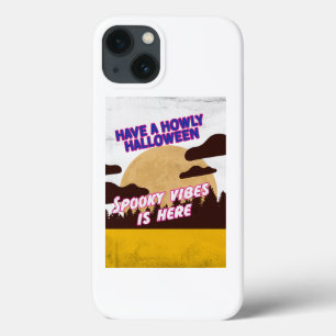 Retro Groovy Halloween Spooky Vibes iPhone 13 Case